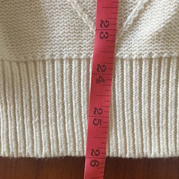 St. John’s Bay Diamond Knit Sweater Vest — Size L — 100% Cotton ❄ Layering - Picture 7 of 8